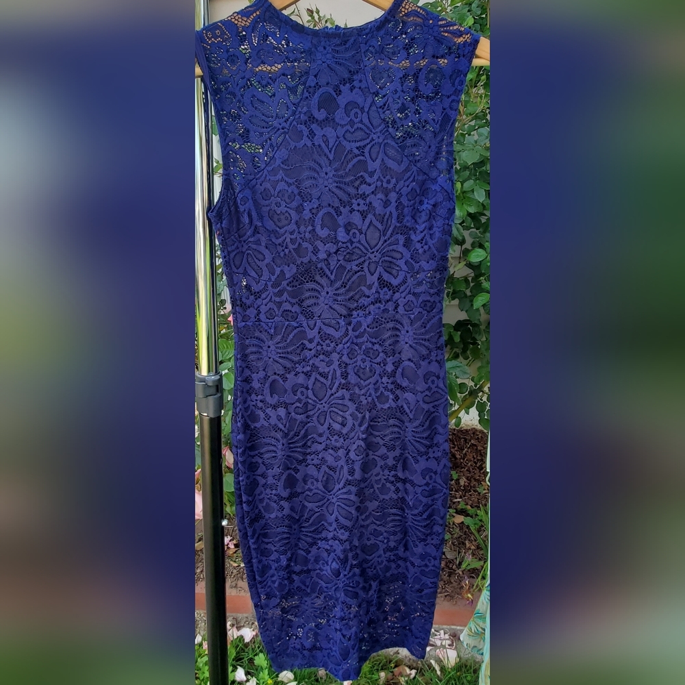 Blue dress